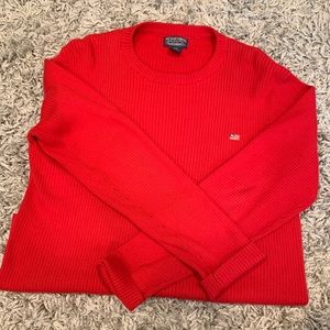 red sweater